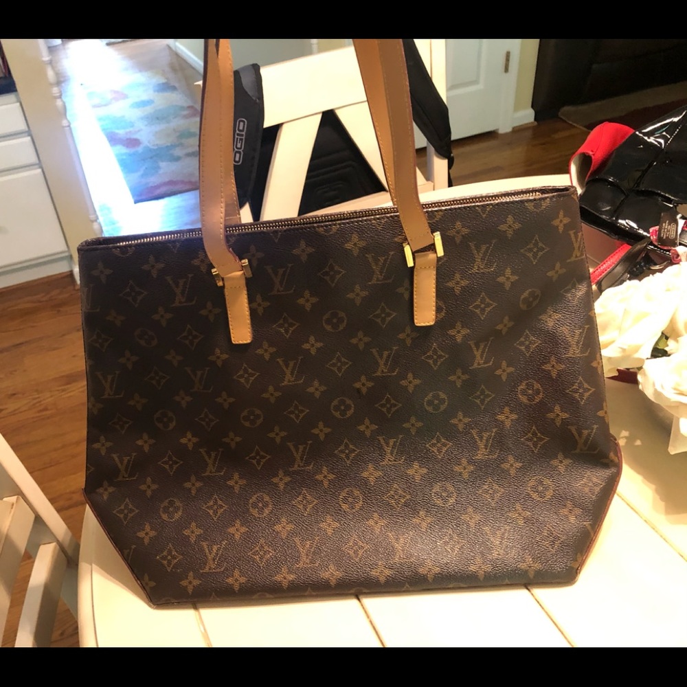 Louise Vuitton large shoulder bag